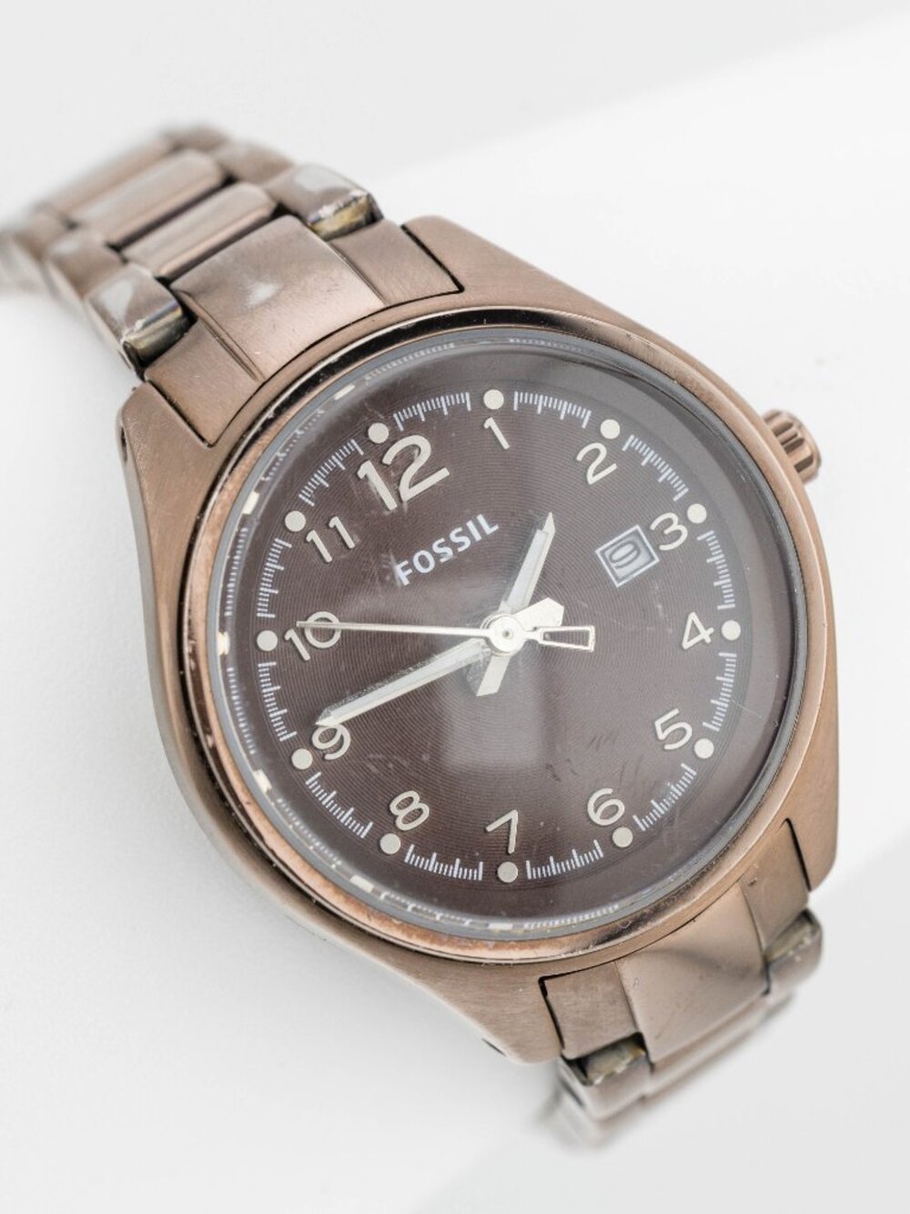 Fossil Flight Mini AM4383 Women’s Brown Quartz Analog Watch Fresh Battery